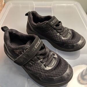 Skechers Kids All-Black Slip-On Athletic Sneakers